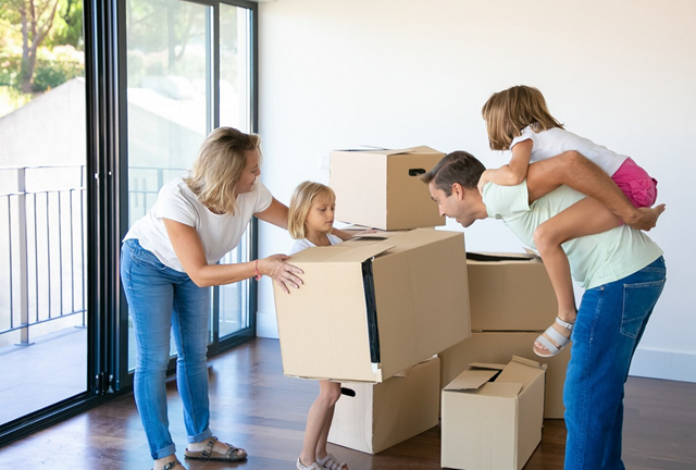 stěhování věcí